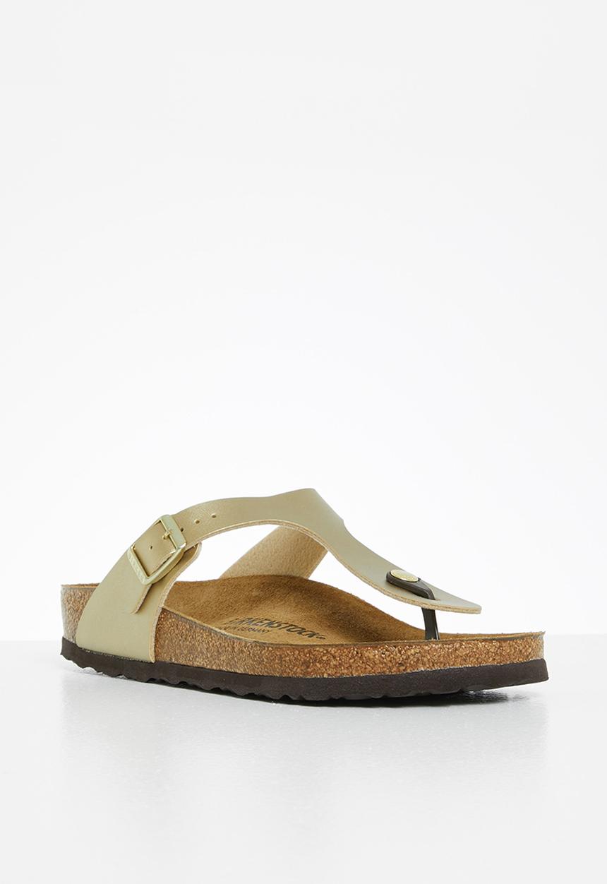 Birkenstock - Gizeh birko-flor regular - gold