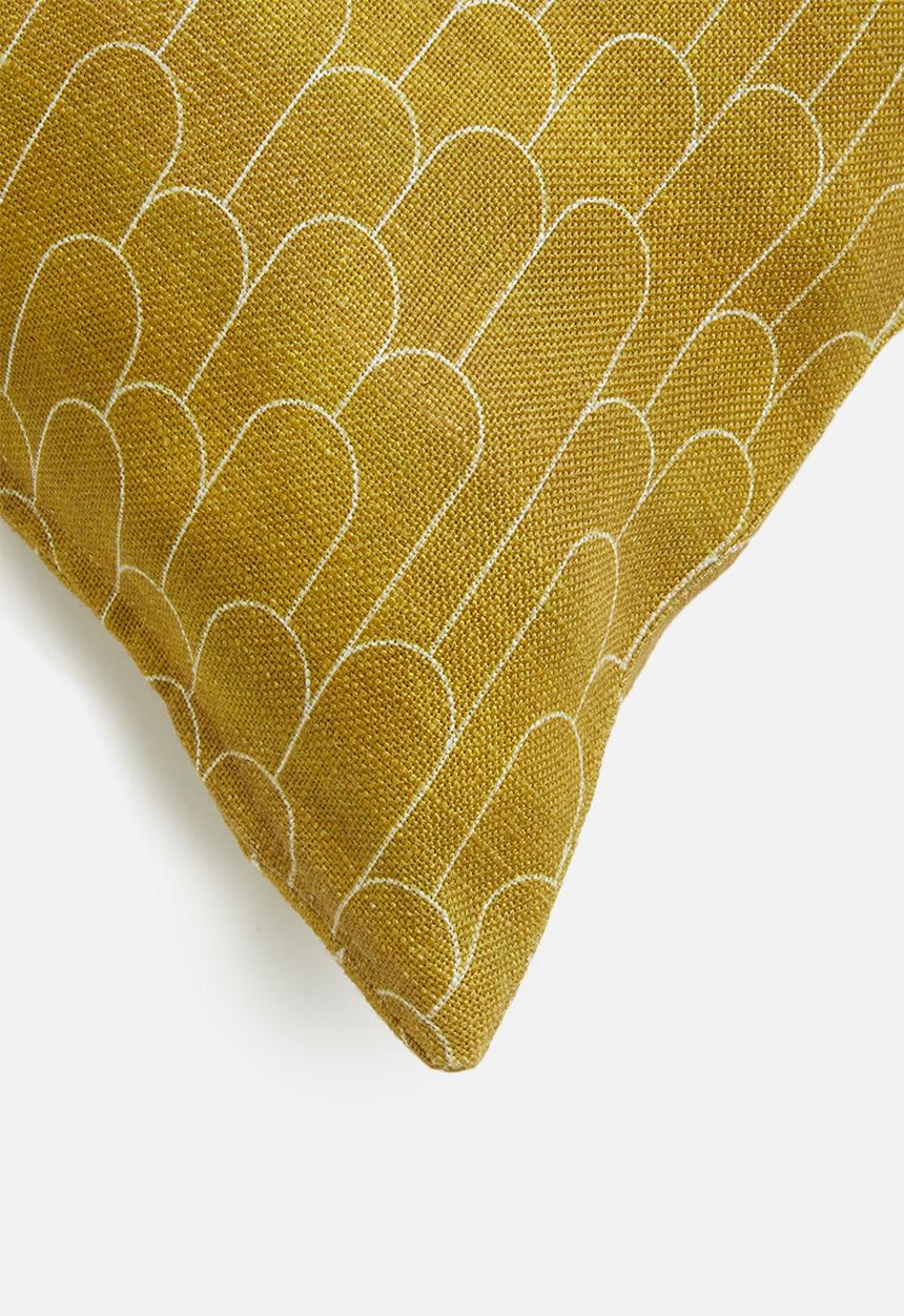 Hertex Haus - Arches cushion cover - mustard