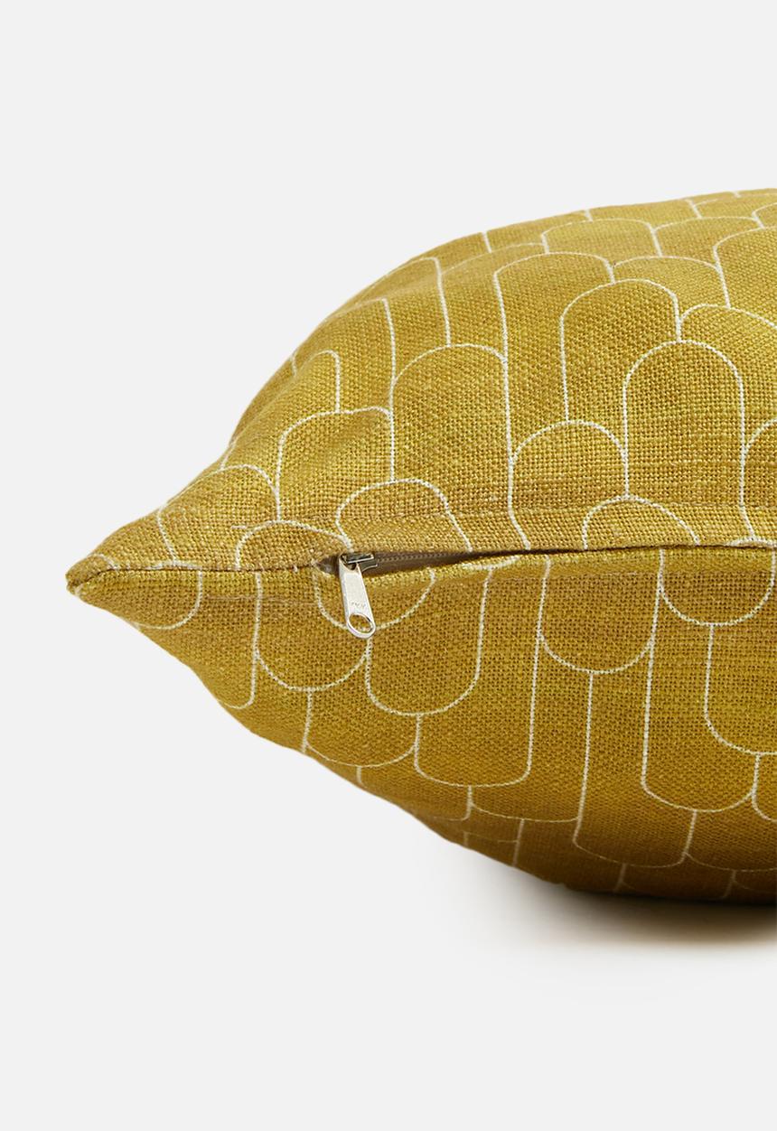 Hertex Haus - Arches cushion cover - mustard