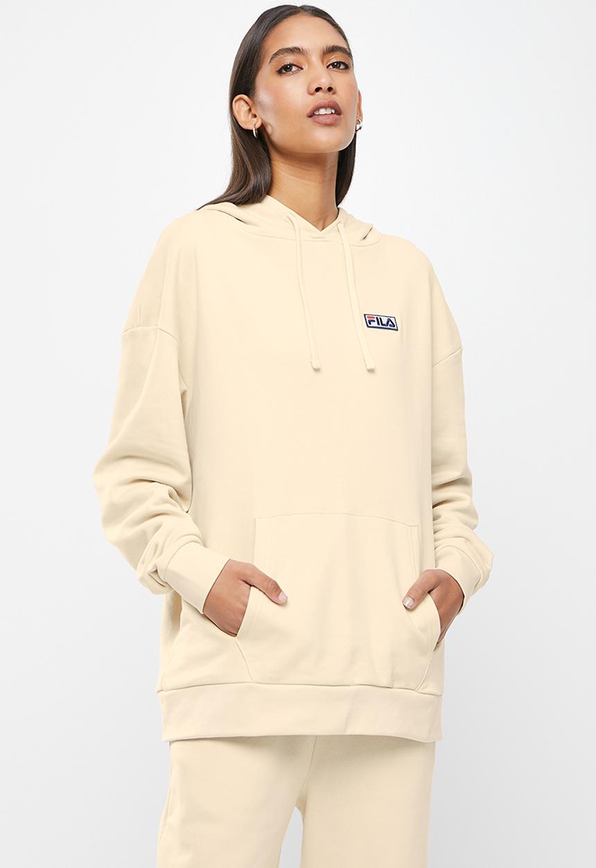 FILA - Brooklyn oversized hoodie - gardenia