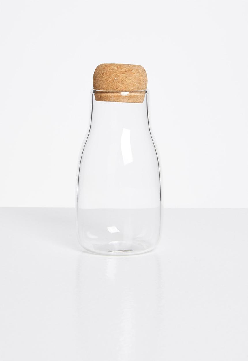 Sixth Floor - Akira cork glass spice jars - set of 6