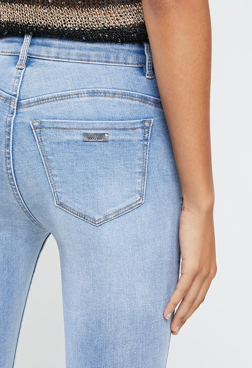 SISSY BOY - Axel skinny with hem crochet - light vintage