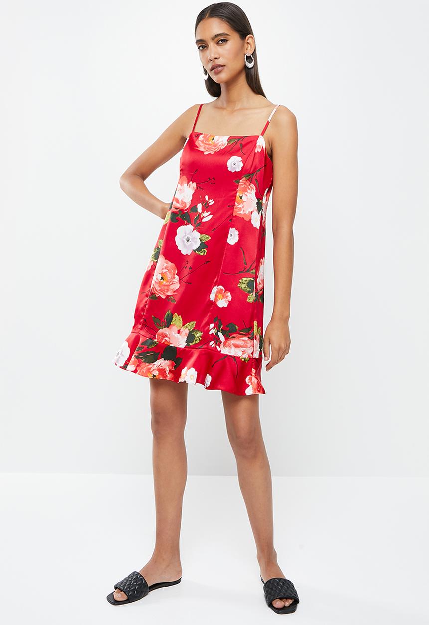 GUESS - Sleeveless hailey dress - red