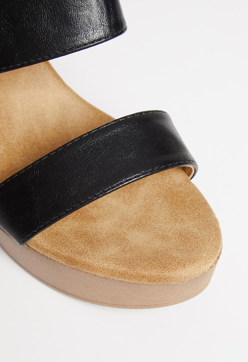 Butterfly Feet - Sandra 2 wedge - black