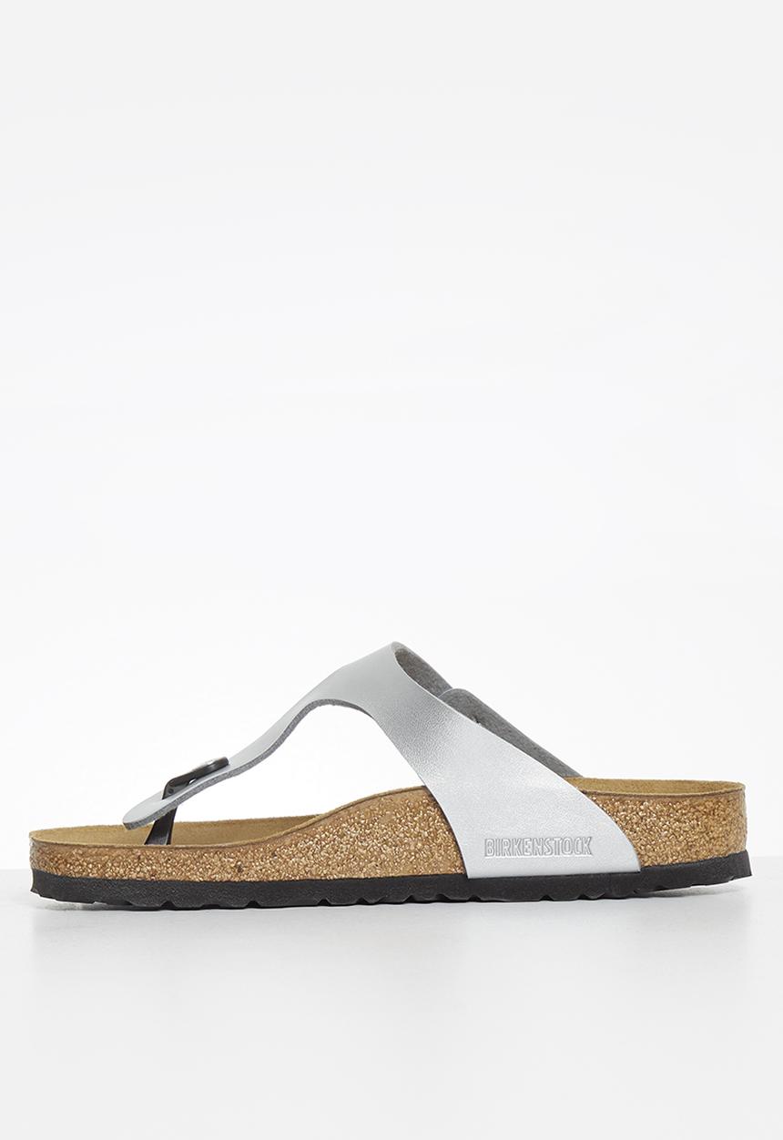 Birkenstock - Gizeh birko-flor regular - silver