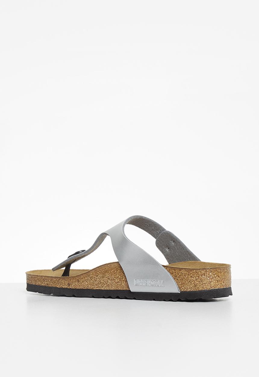 Birkenstock - Gizeh birko-flor regular - silver