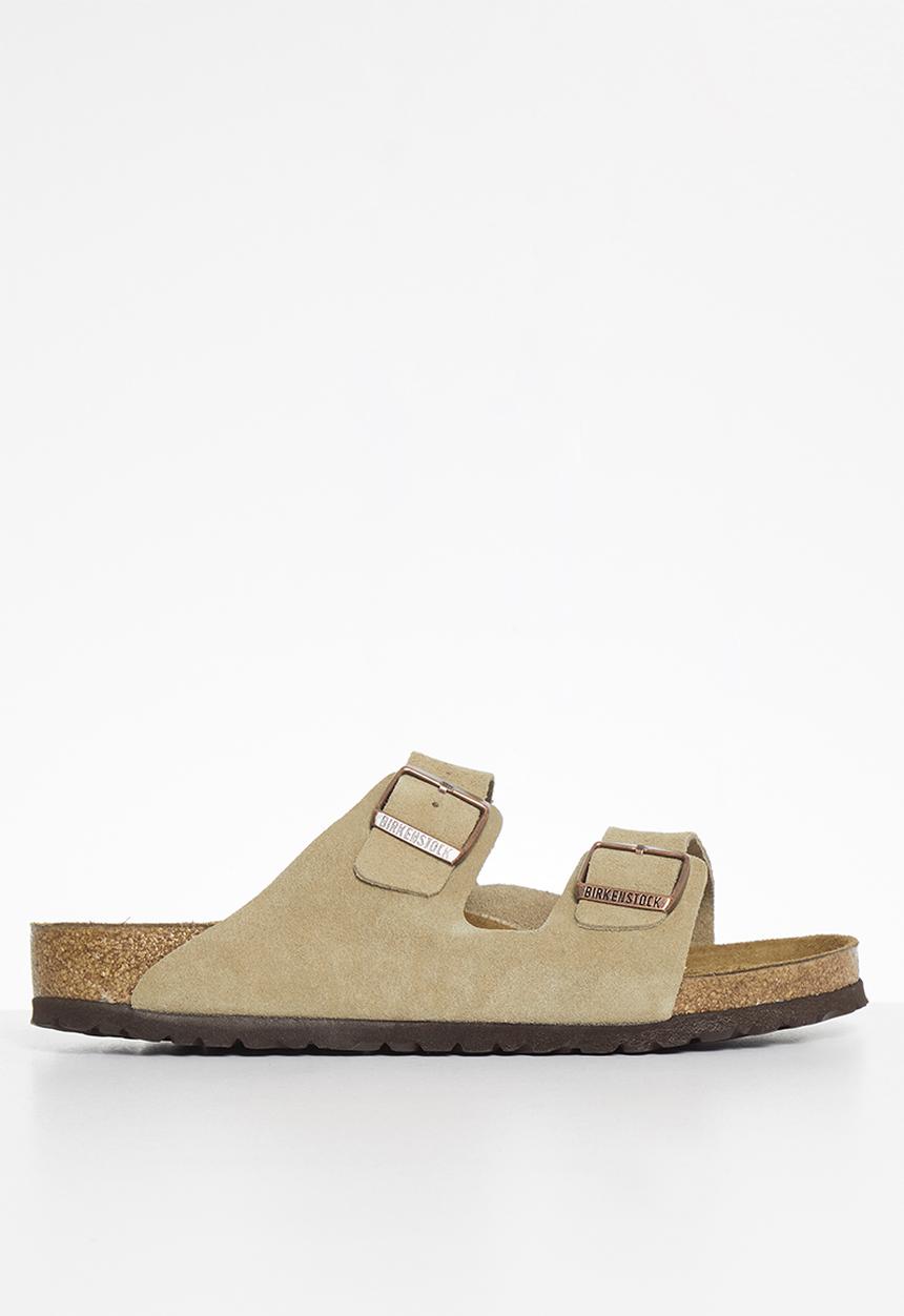 Birkenstock - Arizona suede soft footbed - taupe