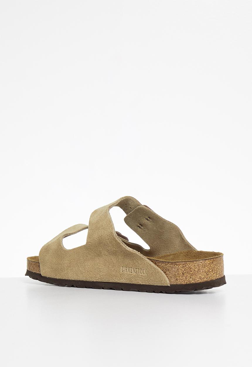 Birkenstock - Arizona suede soft footbed - taupe
