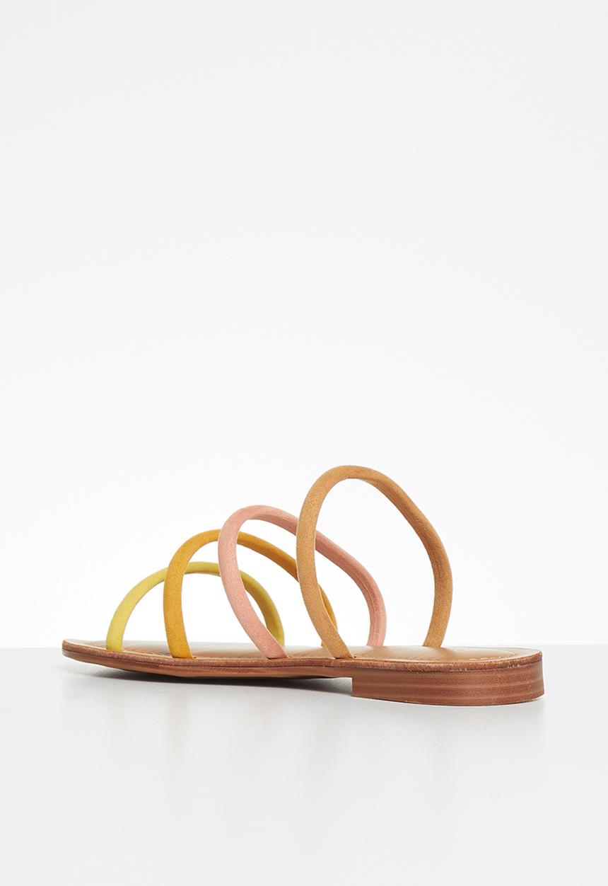 Miss Black - Sicily1 sandal - yellow & orange 