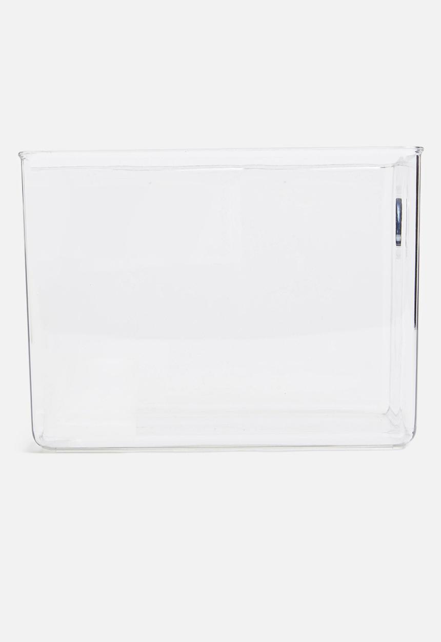 Sixth Floor - Aqua fridge produce store box - clear