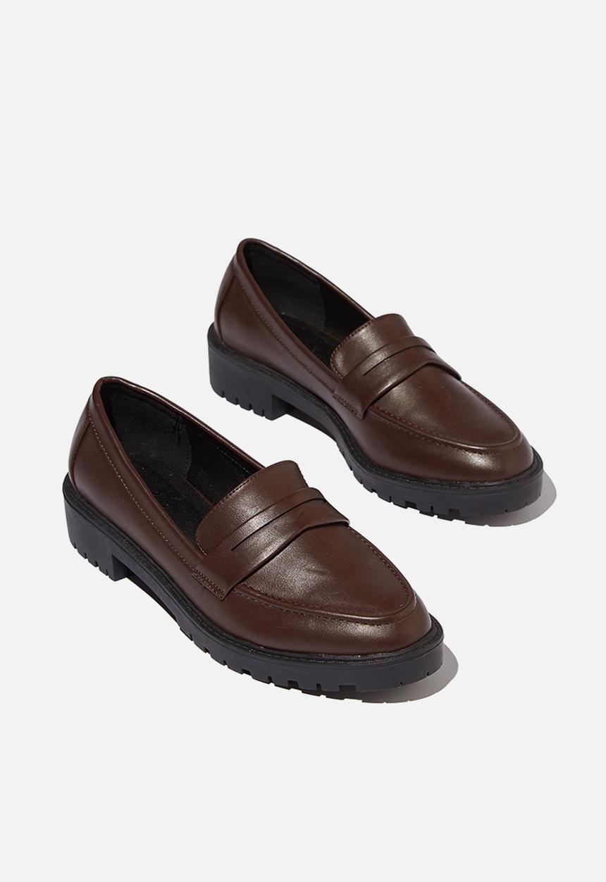 Cotton On - Lucy loafer - chocolate pu