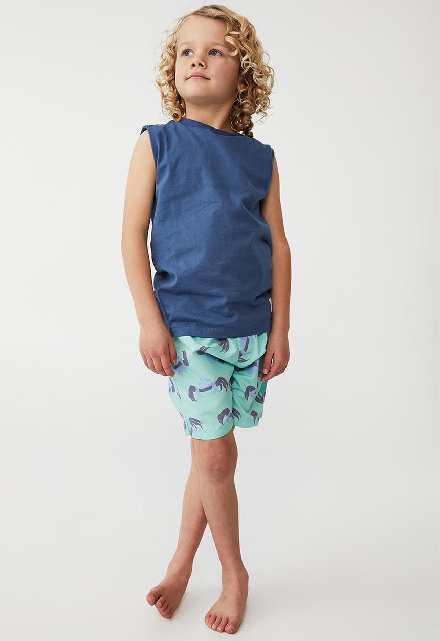 Cotton On - Otis muscle tank - petty blue