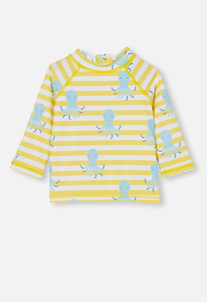 Cotton On - Freddie rash vest - popcorn/mr octopus