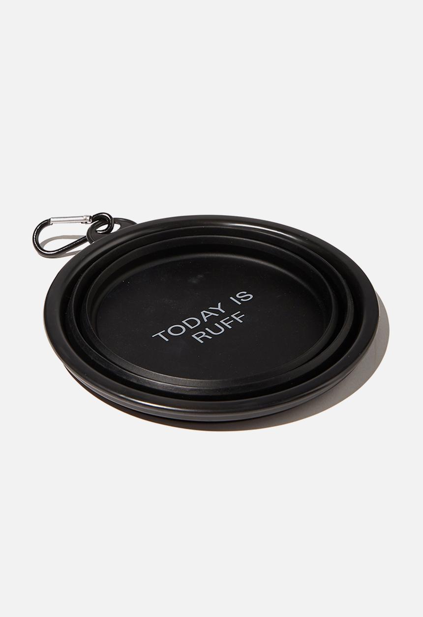 Typo - Pop up doggo bowls - today is ruff black