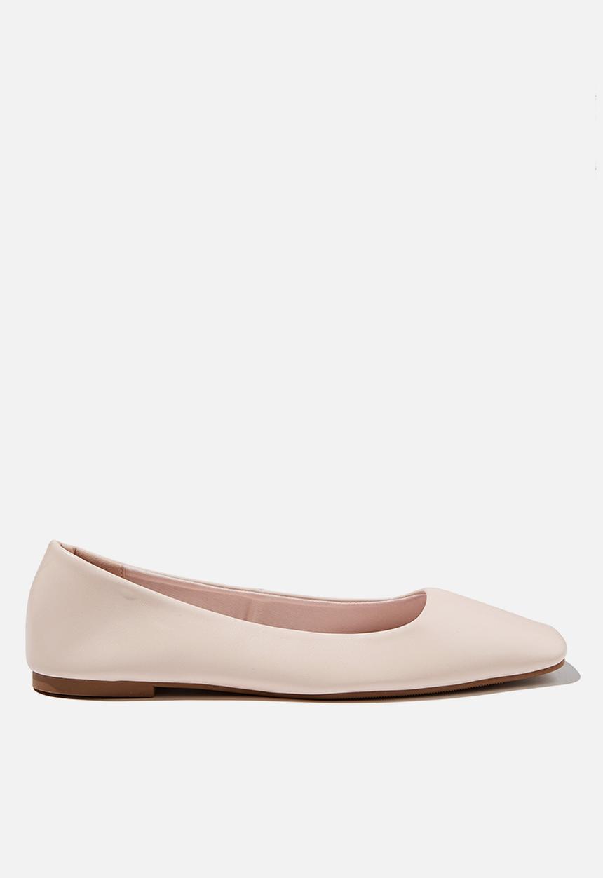 Cotton On - Square toe ballet - pale pink 