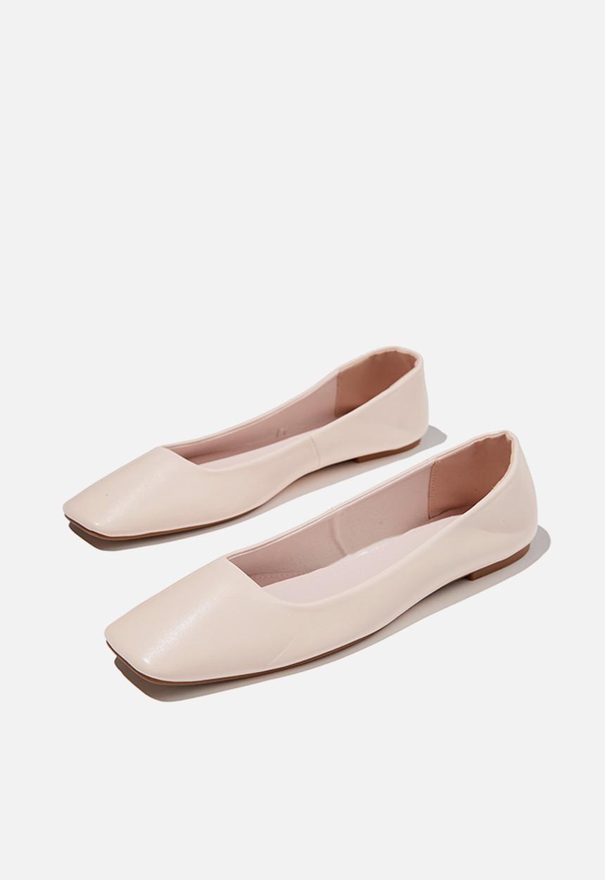 Cotton On - Square toe ballet - pale pink 