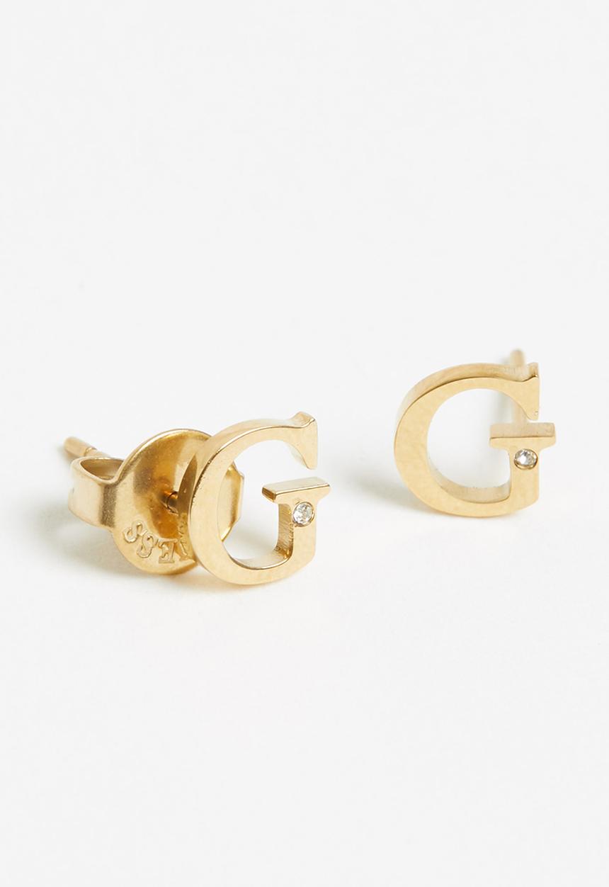 GUESS - Miniature g logo crystal stud gld20 - gold