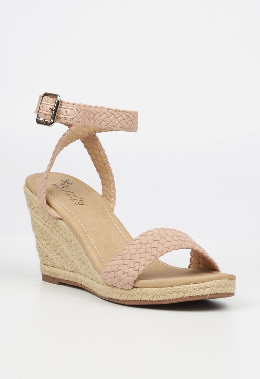 Butterfly Feet - Ava 1 espadrille wedge - pink