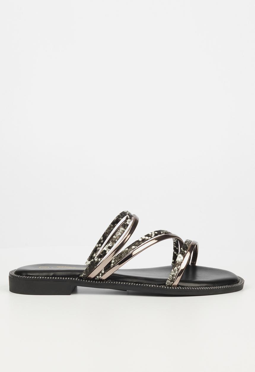 Miss Black - Murano4 sandal - black