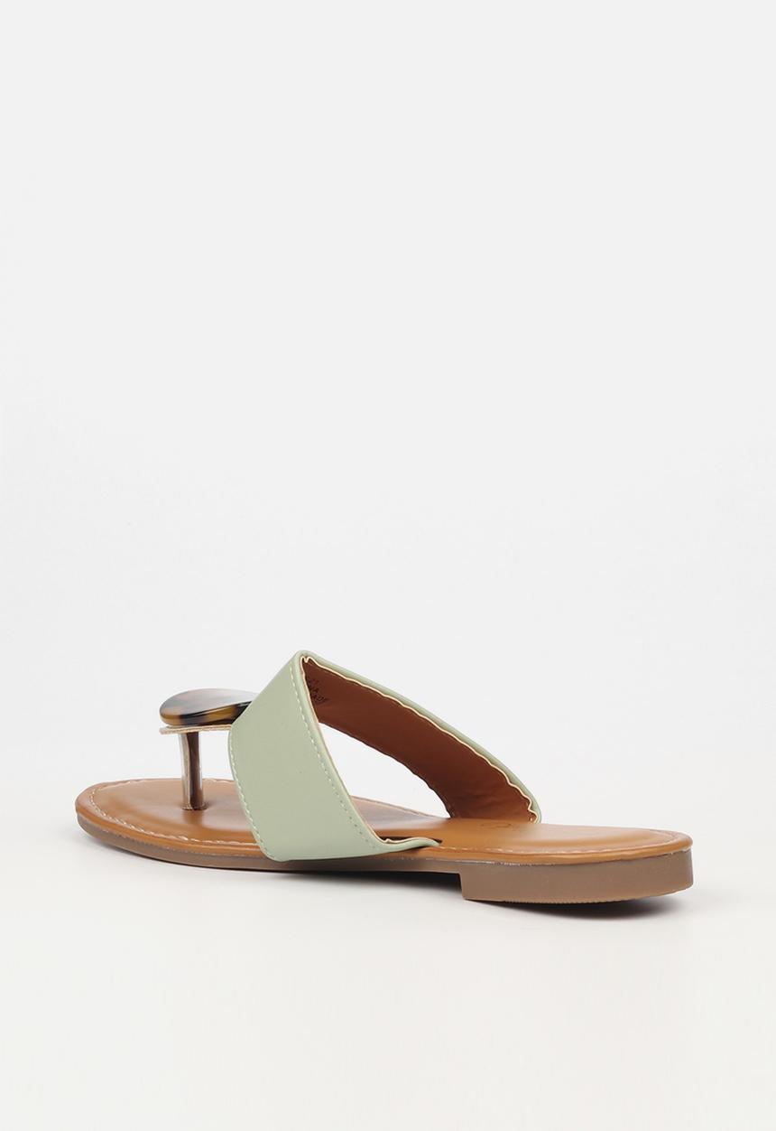 Miss Black - Lowri3 sandal - green