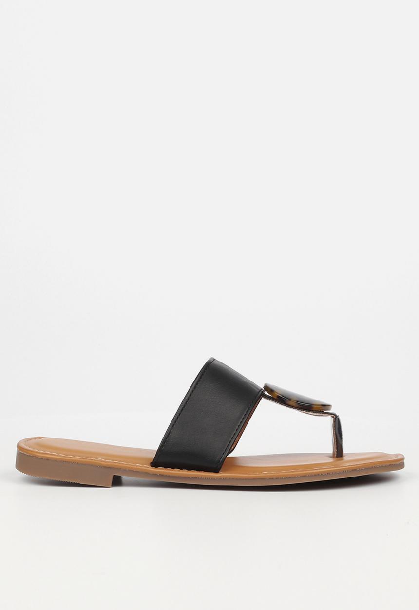 Miss Black - Lowri3 sandal - black