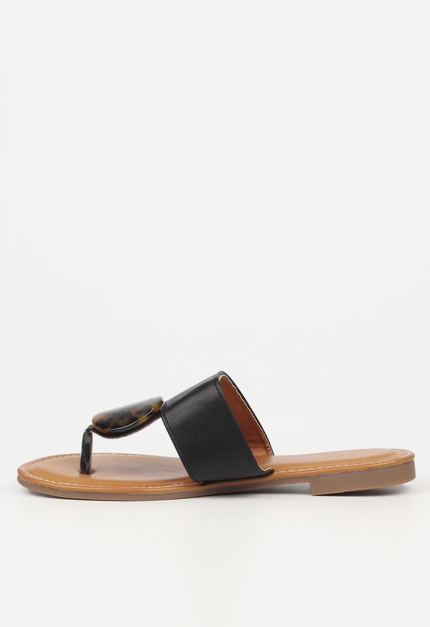 Miss Black - Lowri3 sandal - black