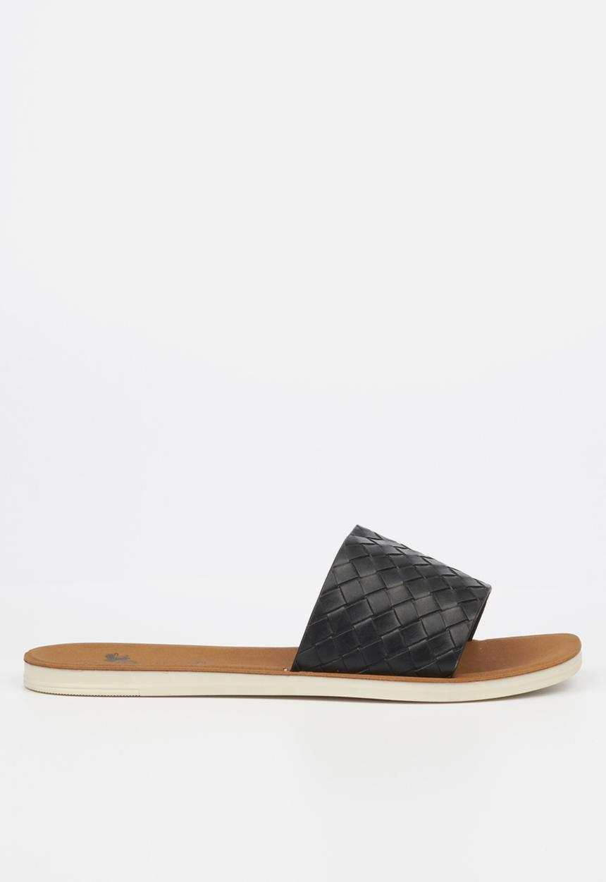 Butterfly Feet - Nadia 1 slide - black