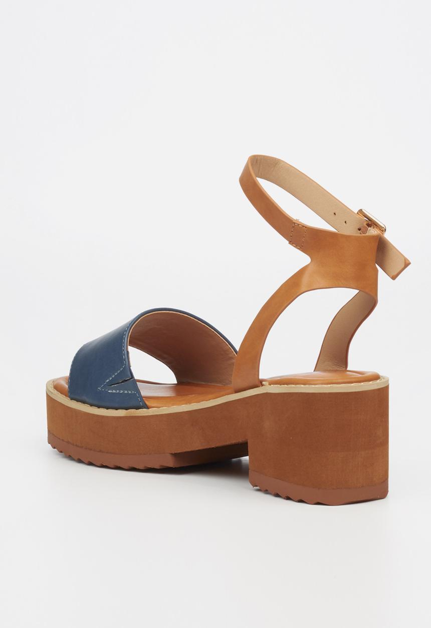 Miss Black - Grunge1 heel - navy