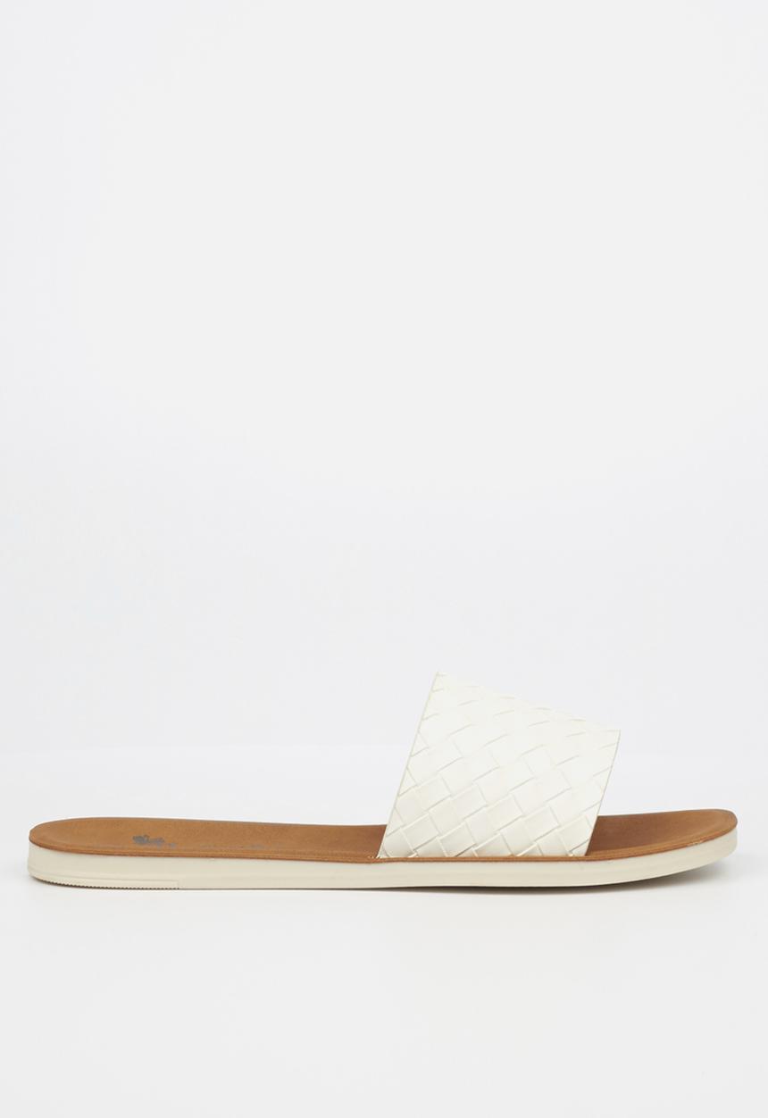 Butterfly Feet - Nadia 1 slide - white