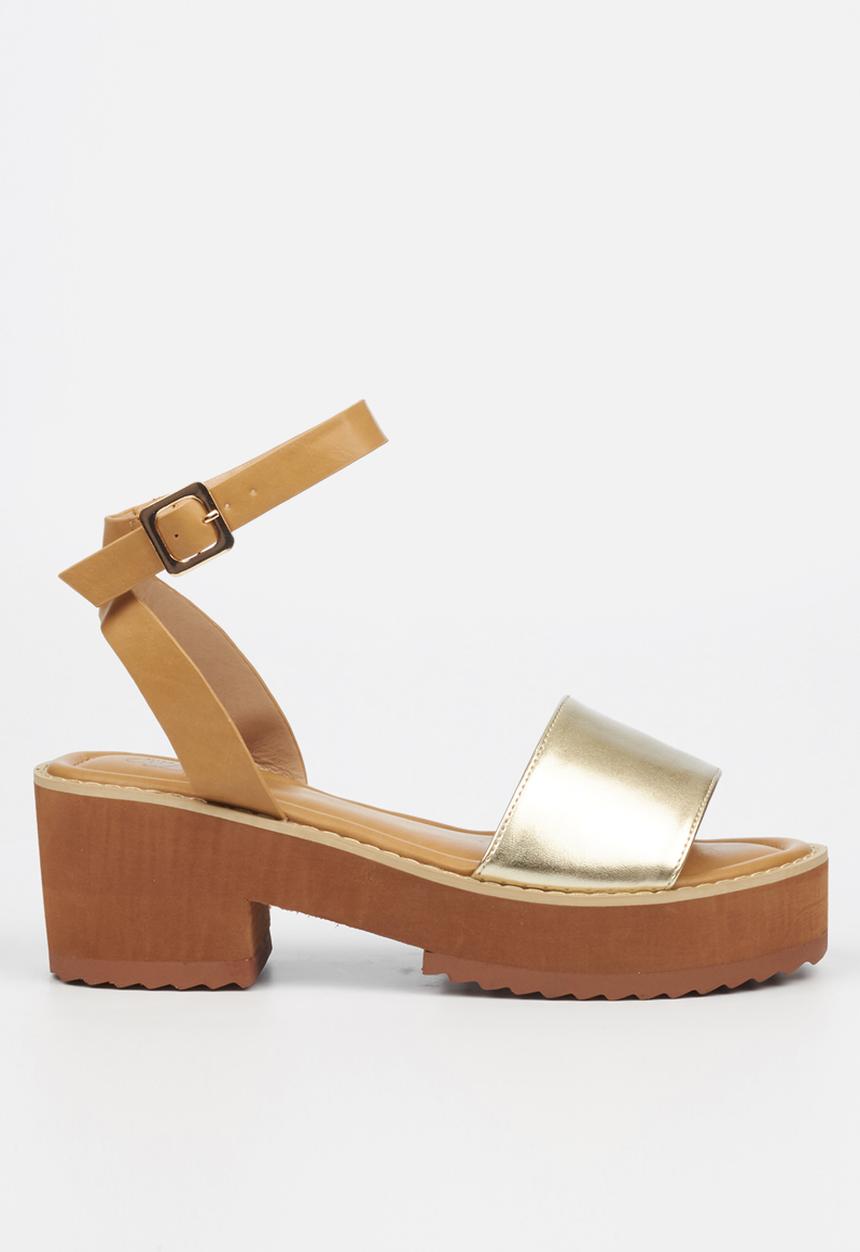 Miss Black - Grunge1 heel - gold