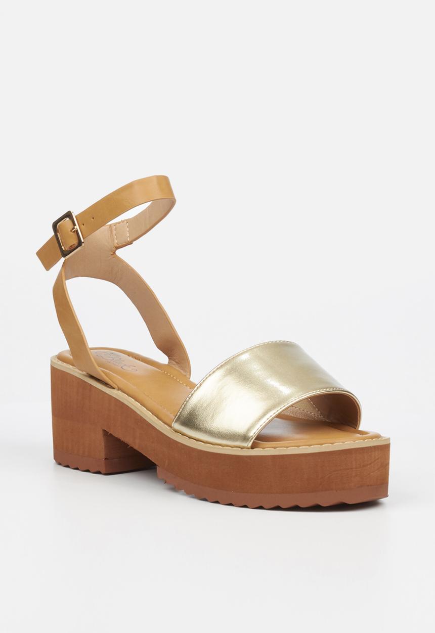 Miss Black - Grunge1 heel - gold