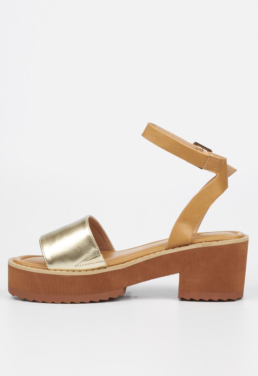 Miss Black - Grunge1 heel - gold