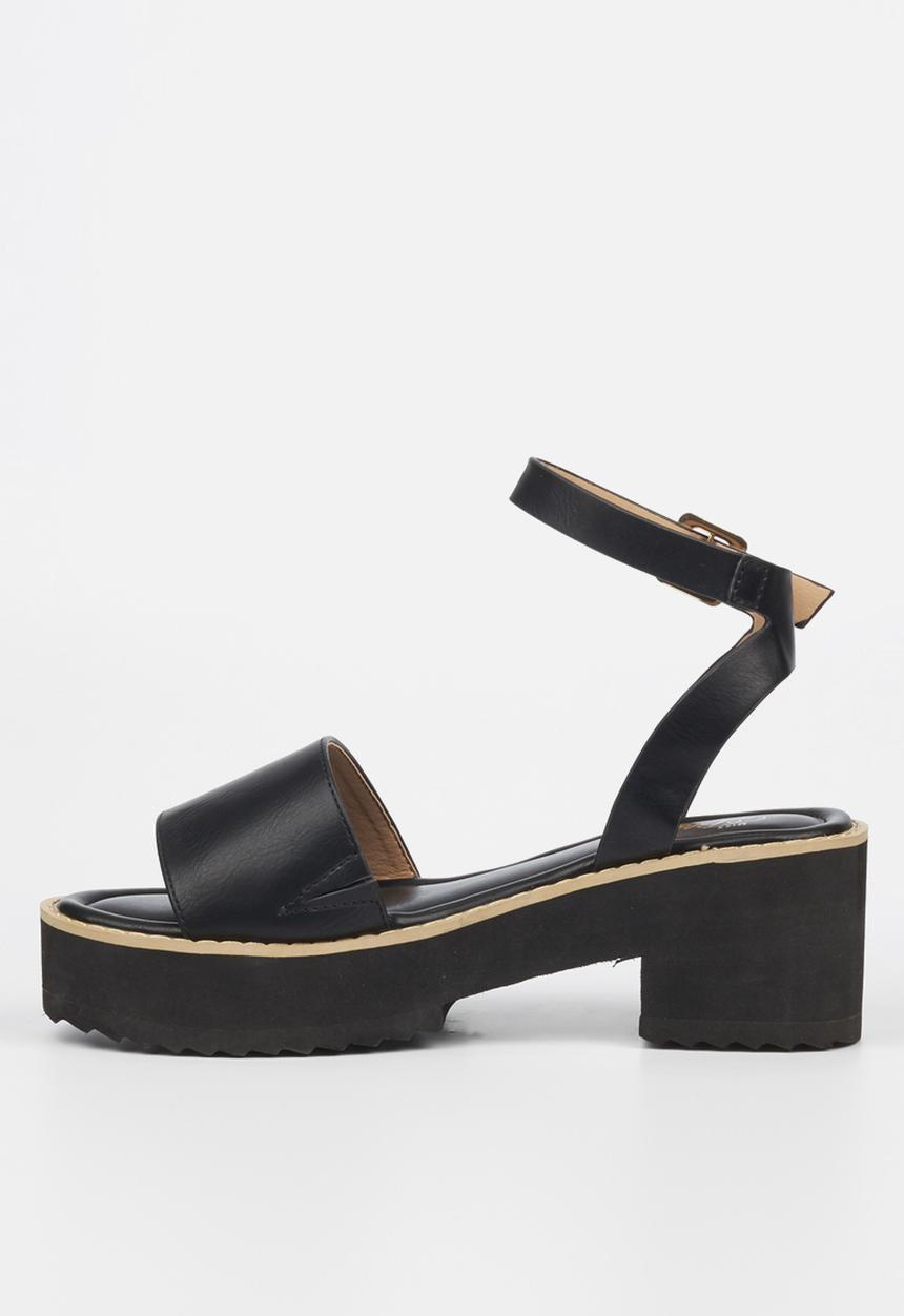 Miss Black - Grunge1 heel - black