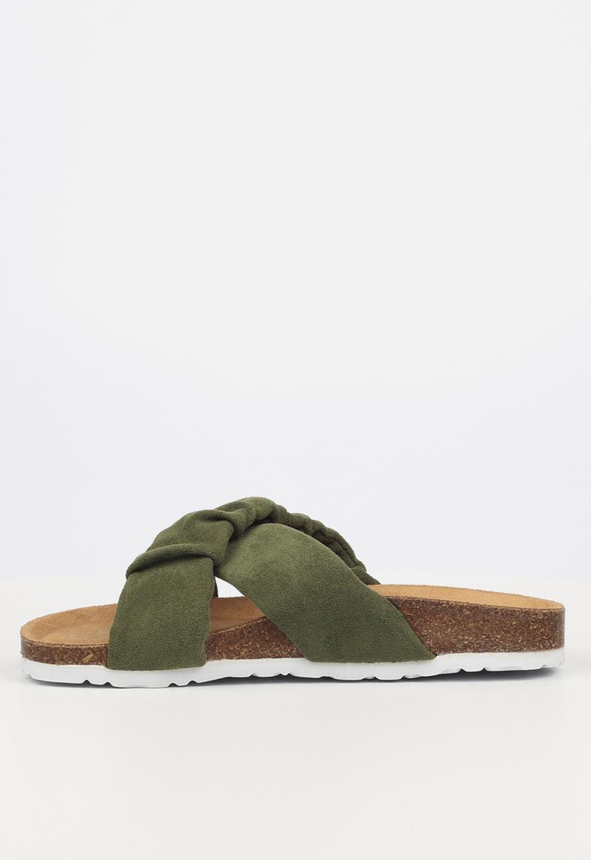 Miss Black - Burq4 slide - olive