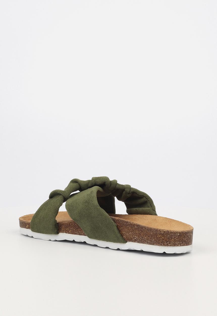Miss Black - Burq4 slide - olive