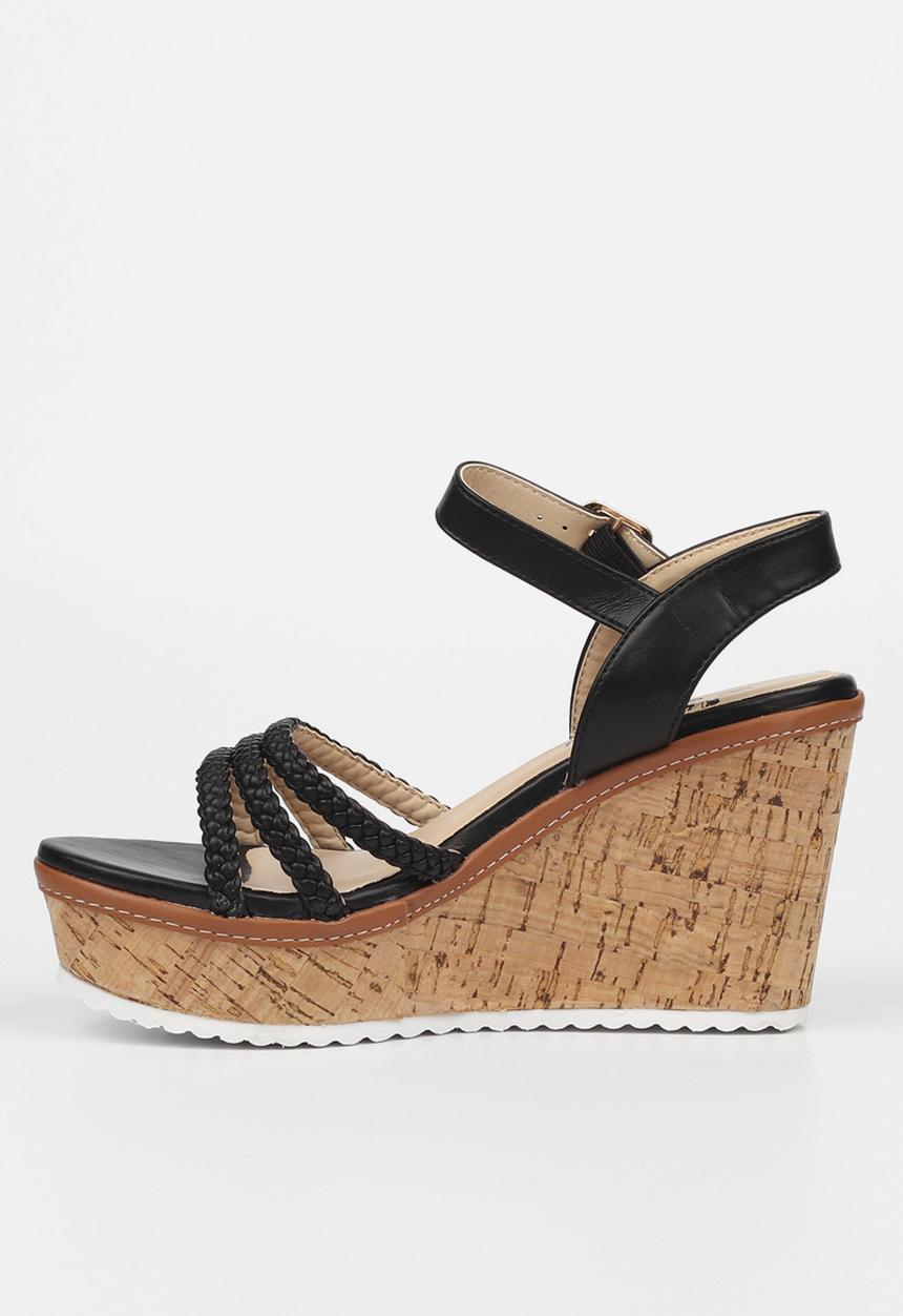 Butterfly Feet - Shayla 1 wedge - black