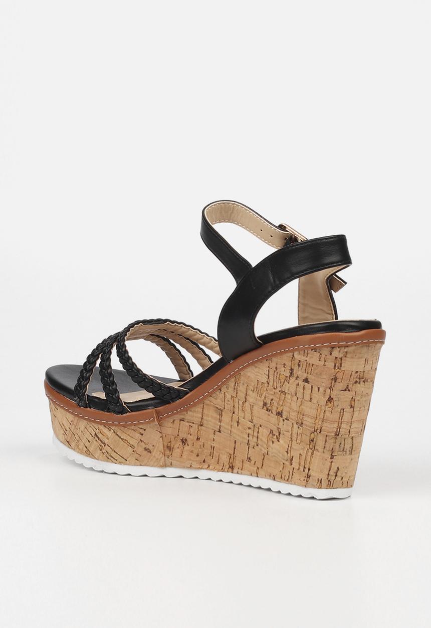 Butterfly Feet - Shayla 1 wedge - black