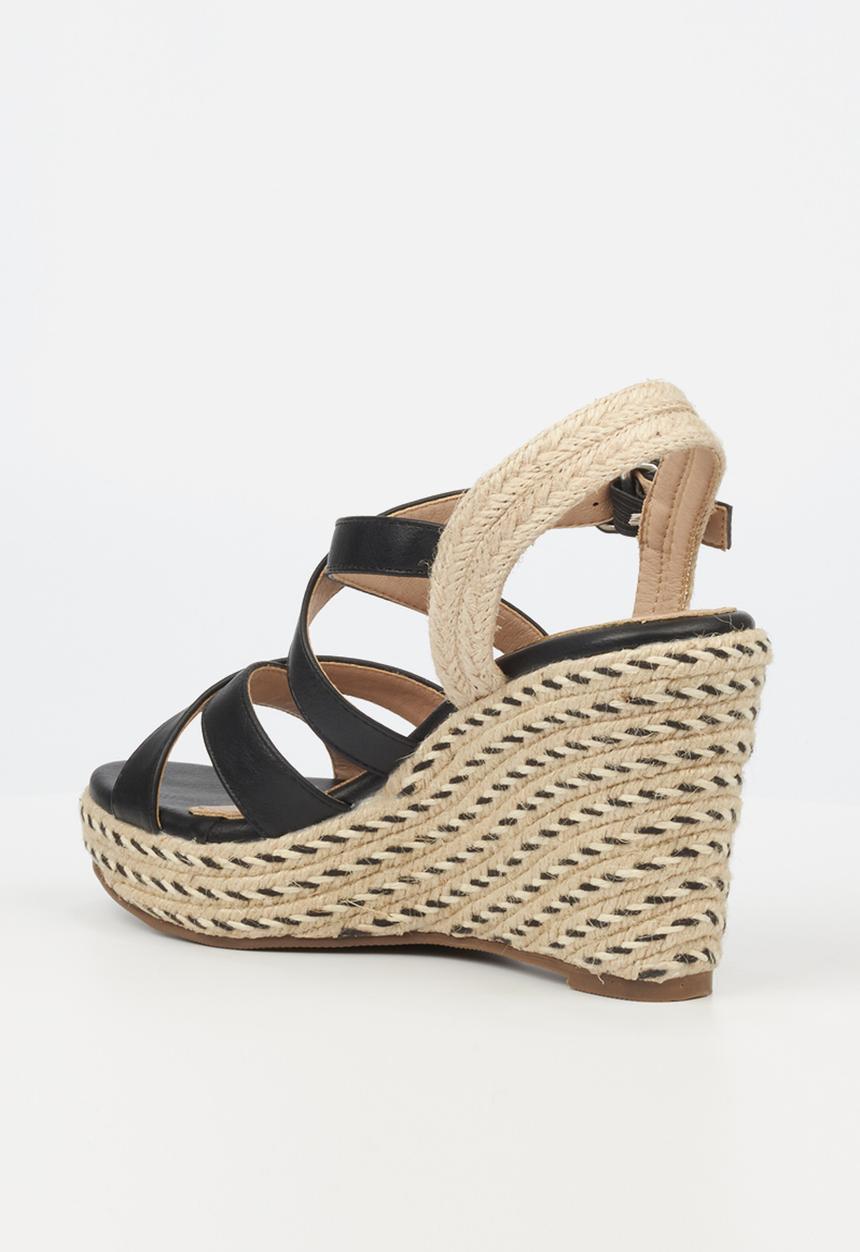 Butterfly Feet - Cindy 1 espadrille wedge - black