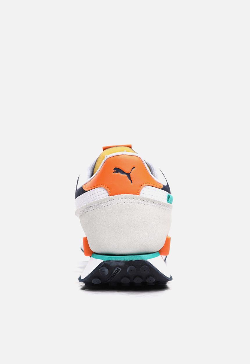 PUMA - Future rider play on - puma white-blue atoll-peacoat