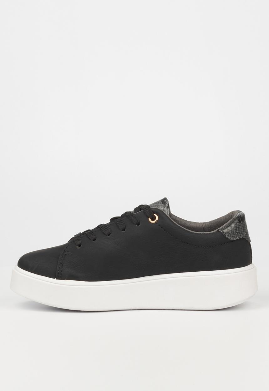 Miss Black - Ted1 flatform sneaker - black 