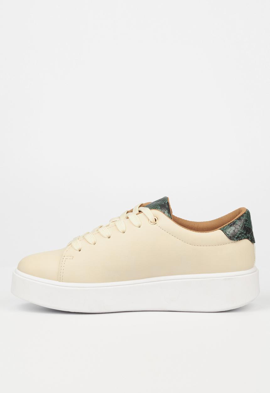 Miss Black - Ted1 flatform sneaker - neutral