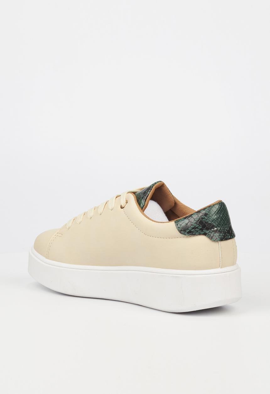 Miss Black - Ted1 flatform sneaker - neutral