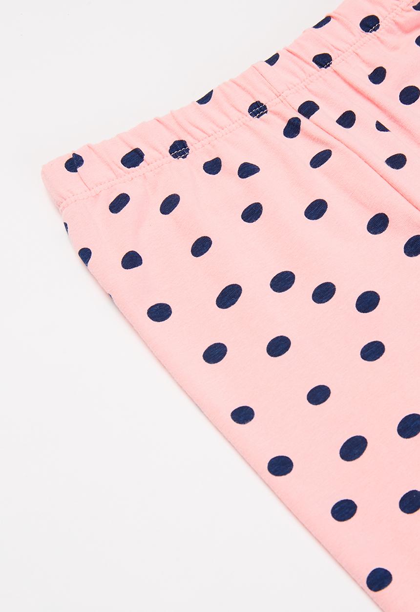 MINOTI - Girls basic aop legging - pink