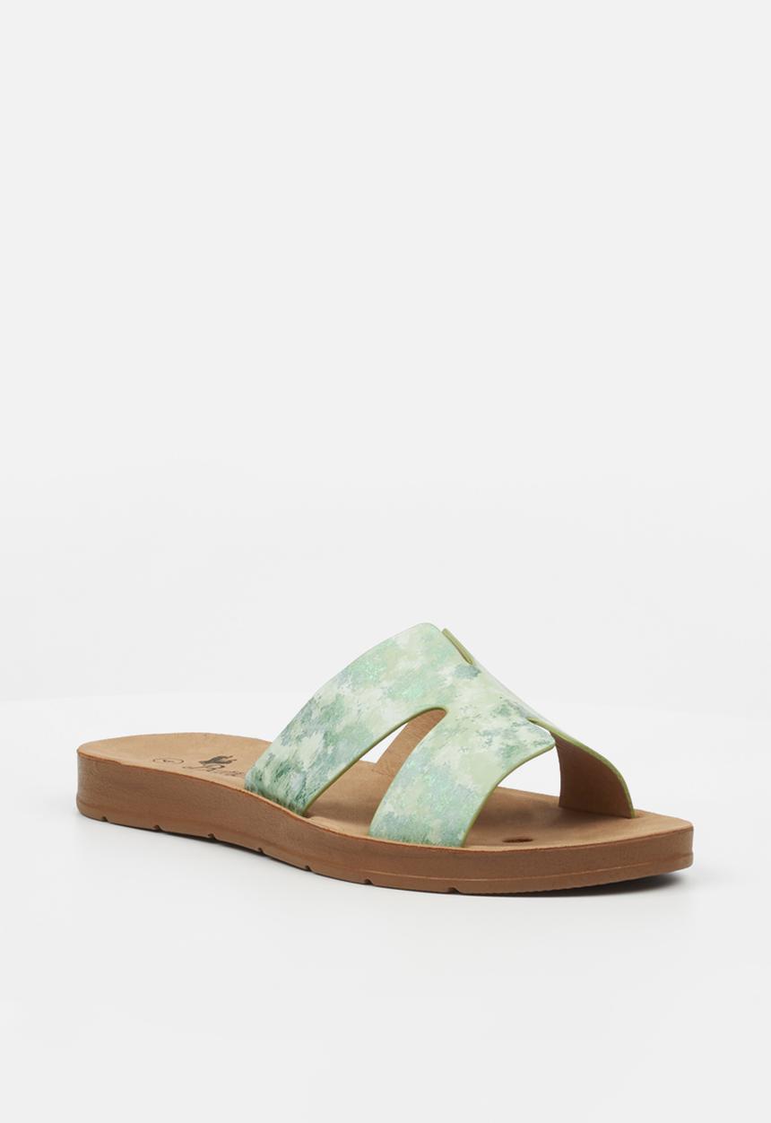 Butterfly Feet - Zina 8 slide - mint