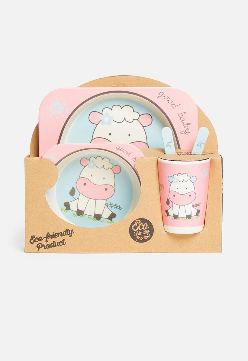 Fine Living - Nuovo kids bamboo dining set - sheep