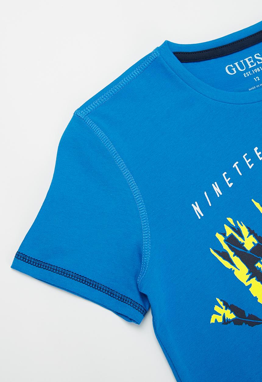 GUESS - Boys short sleeve tee - cerulean paradise