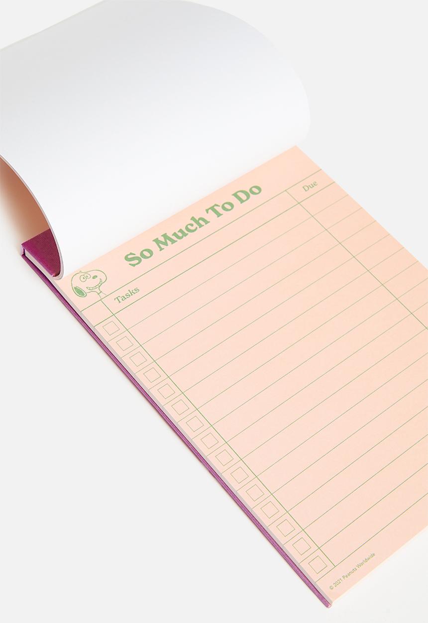 Typo - A5 desk planner-lcn pea pink so much to do