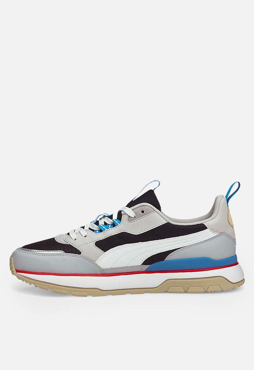 PUMA - R78 Trek - black-white-glacial blue
