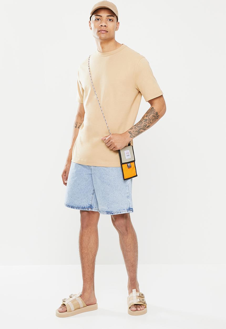 Jonathan D - Pauly 90s box fit denim shorts - blue