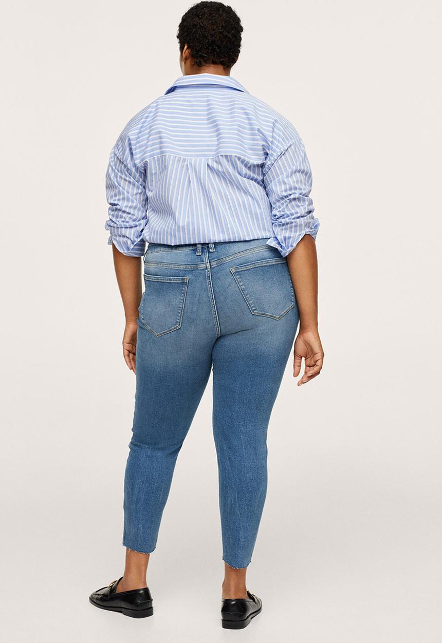 MANGO - Plus jeans isa - open blue